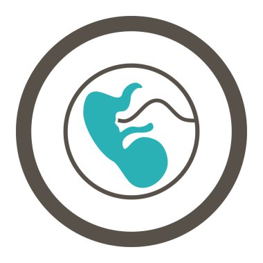 Gebelik yuvarlak Raster simgesi