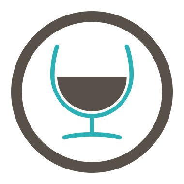 Raster simgesi çare cam yuvarlak