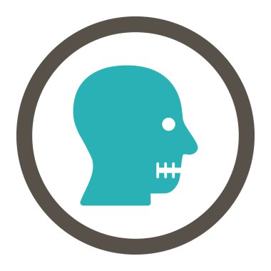 Dikili ağız yuvarlak Raster simgesi