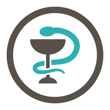 Yılan Kupası yuvarlak Raster simgesi