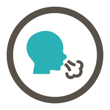 Hapşırma yuvarlak Raster simgesi