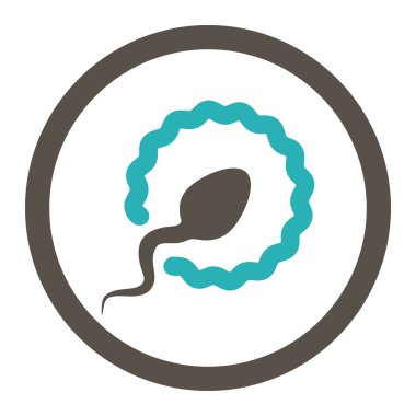 Sperm penetrasyon yuvarlak Raster simgesi