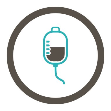 Terapi damlalık yuvarlak Raster simgesi