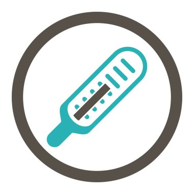 Termometre yuvarlak Raster simgesi