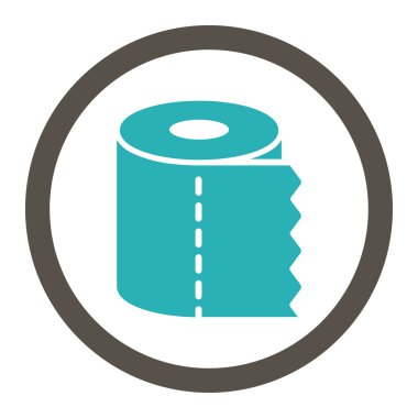 Tuvalet kağıdı rulo yuvarlak Raster simgesi