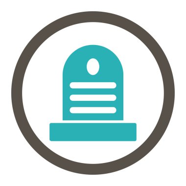 Mezar taşı yuvarlak Raster simgesi