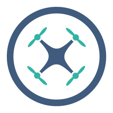 Airdrone yuvarlak Raster simgesi