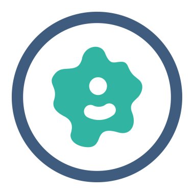 Ameba yuvarlak Raster simgesi