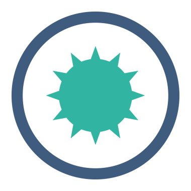 Bakteri yuvarlak Raster simgesi