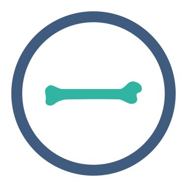 Kemik yuvarlak Raster simgesi