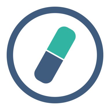 Kapsül yuvarlak Raster simgesi