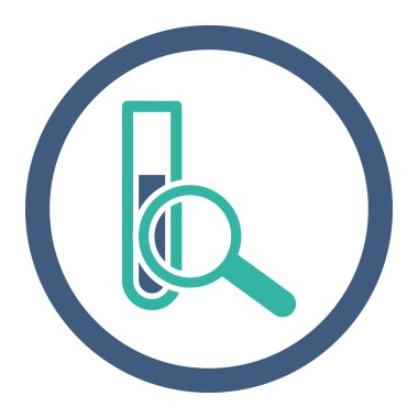 Kimyasal Test yuvarlak Raster simgesi