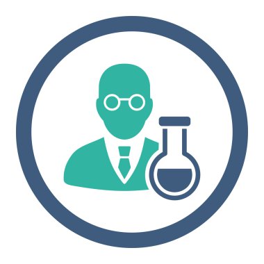 Kimyager yuvarlak Raster simgesi