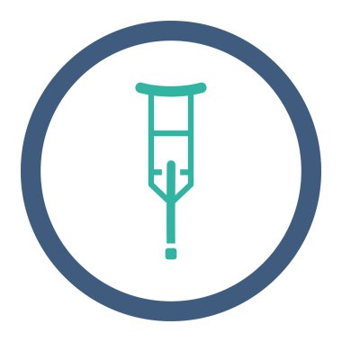 Koltuk değneği yuvarlak Raster simgesi