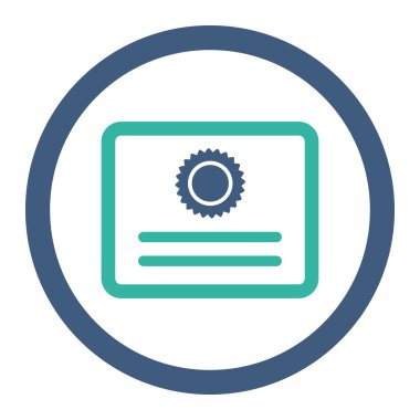 Diploma yuvarlak Raster simgesi