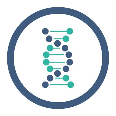 DNA yuvarlak Raster simgesi