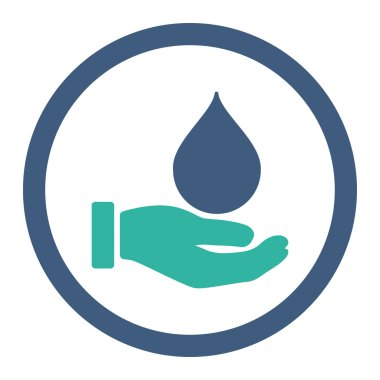 Bağış kan yuvarlak Raster simgesi