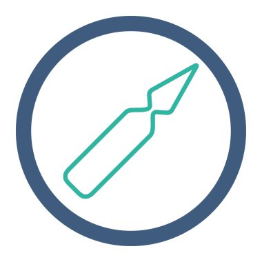 Boş ampül yuvarlak Raster simgesi