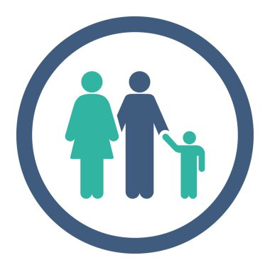 Aile yuvarlak Raster simgesi