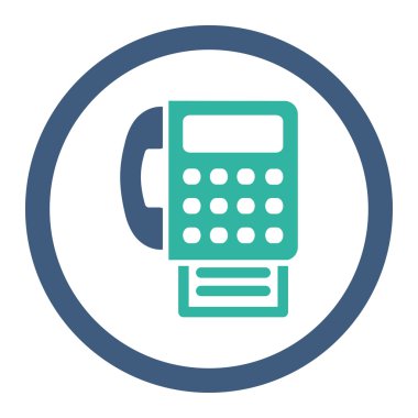 Yuvarlak Raster simgesi Faks