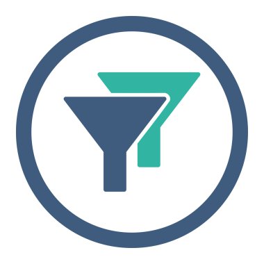 Filtreleri yuvarlak Raster simgesi