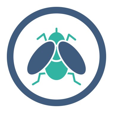 Sinek yuvarlak Raster simgesi