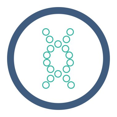 Genom yuvarlak Raster simgesi