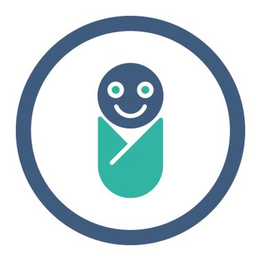 Bebek yuvarlak Raster simgesi