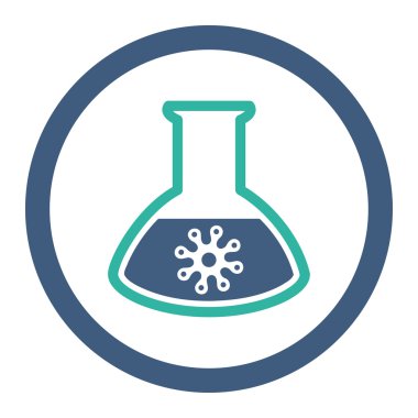 Enfeksiyon konteyner yuvarlak Raster simgesi