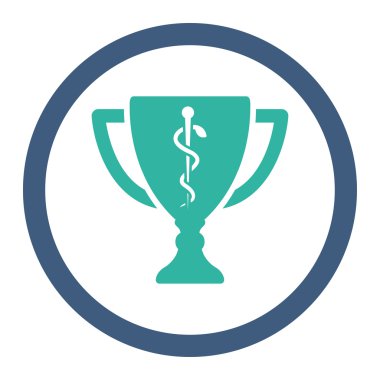 Tıbbi Kupası yuvarlak Raster simgesi