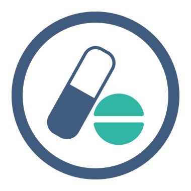 İlaç yuvarlak Raster simgesi