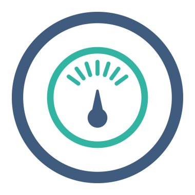 Ölçer yuvarlak Raster simgesi