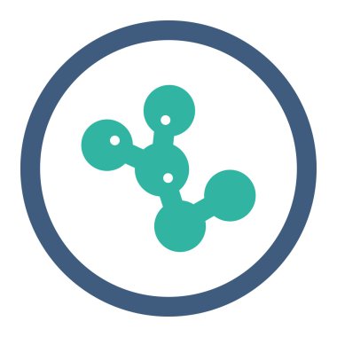 Mikrop kolonisi yuvarlak Raster simgesi