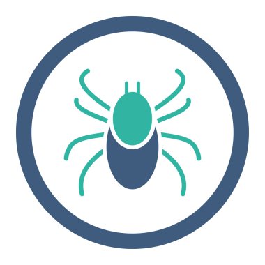 Mite yuvarlak Raster simgesi