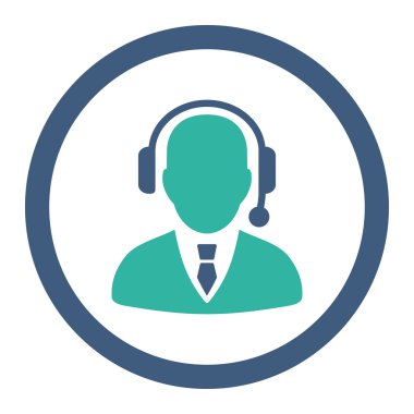 Operatör yuvarlak Raster simgesi