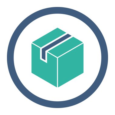 Paket yuvarlak Raster simgesi