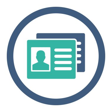 Hasta hesapları yuvarlak Raster simgesi