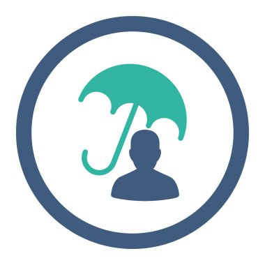 Hasta bakımı yuvarlak Raster simgesi