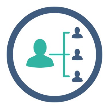 Hasta ilişkileri yuvarlak Raster simgesi