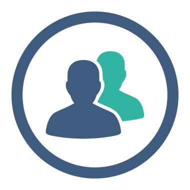 Hastalar yuvarlak Raster simgesi