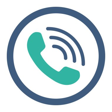 Telefon görüşmesi yuvarlak Raster simgesi