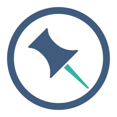 PIN yuvarlak Raster simgesi