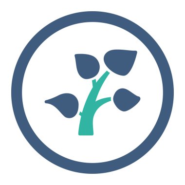 Bitki yuvarlak Raster simgesi