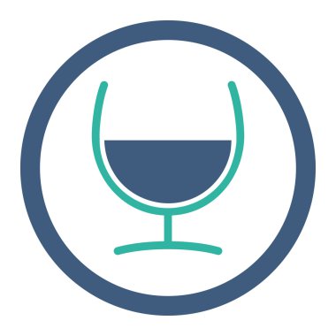 Raster simgesi çare cam yuvarlak