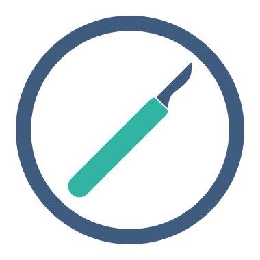 Neşter yuvarlak Raster simgesi