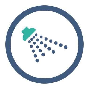 Duş yuvarlak Raster simgesi