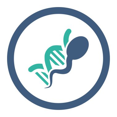 Sperm genom yuvarlak Raster simgesi