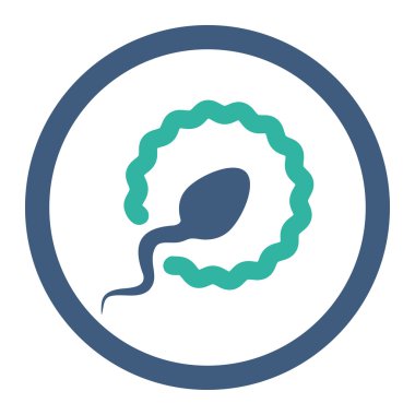 Sperm penetrasyon yuvarlak Raster simgesi