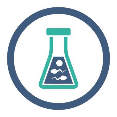 Sperm sıvı yuvarlak Raster simgesi