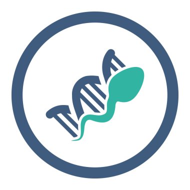 Sperm çoğaltma yuvarlak Raster simgesi